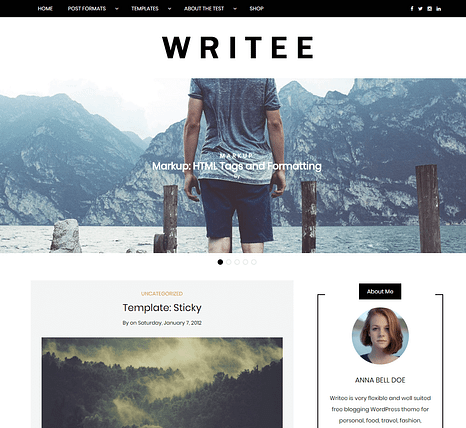 Writee Free WordPress Theme